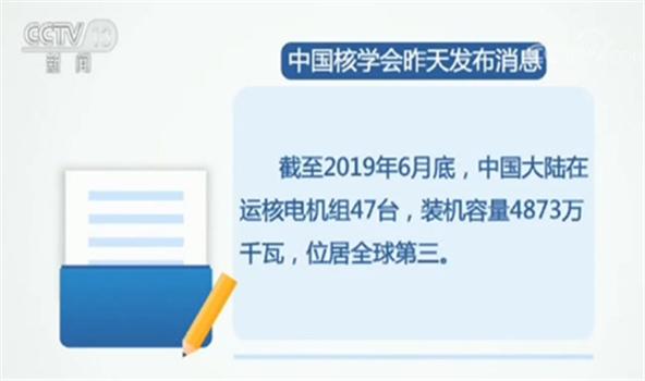 中国大陆在运核电机组47台 居全球第三(图1)