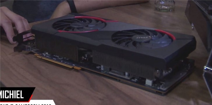 微星展示新款RX 5700XT显卡：三槽厚 巨大散热模块(图3)